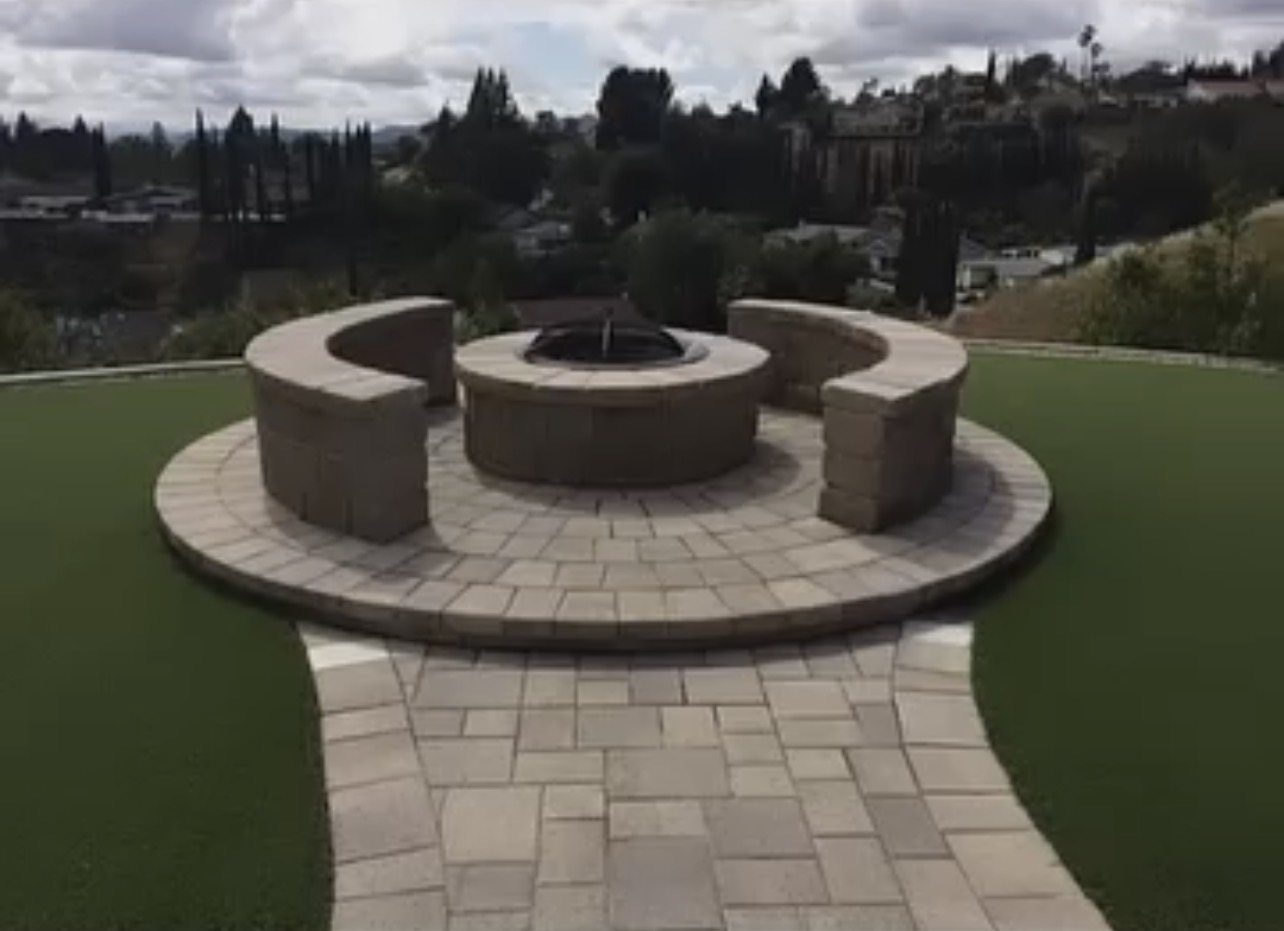 Patio and walkway paver combo Los Angeles
