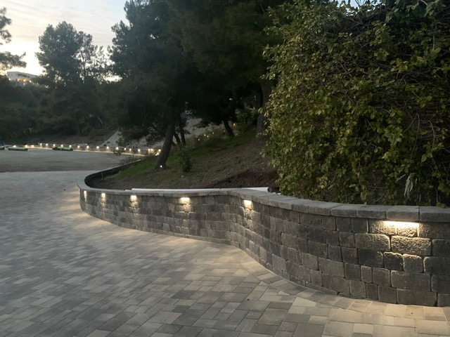 Large format paver patio by Pave It Landscape LLC