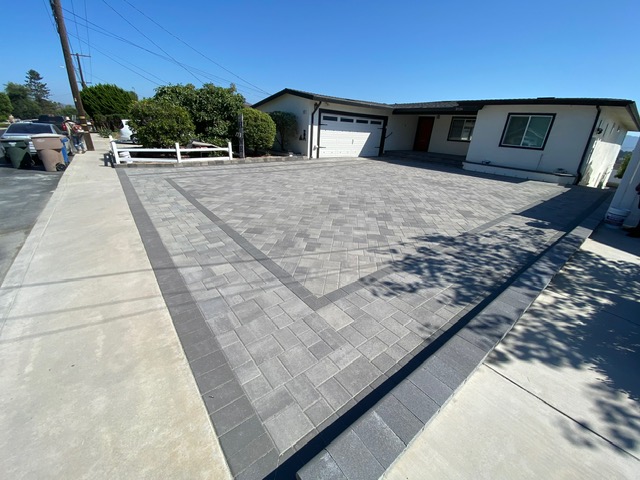 Paver driveway extension by Pave It Landscape LLC