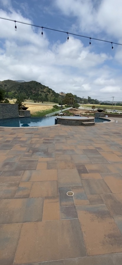 Side yard paver path by Pave It Landscape LLC