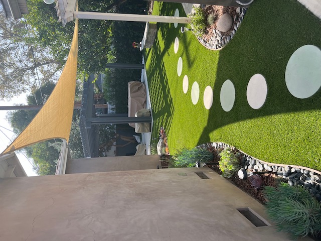 Backyard patio paver project by Pave It Landscape LLC